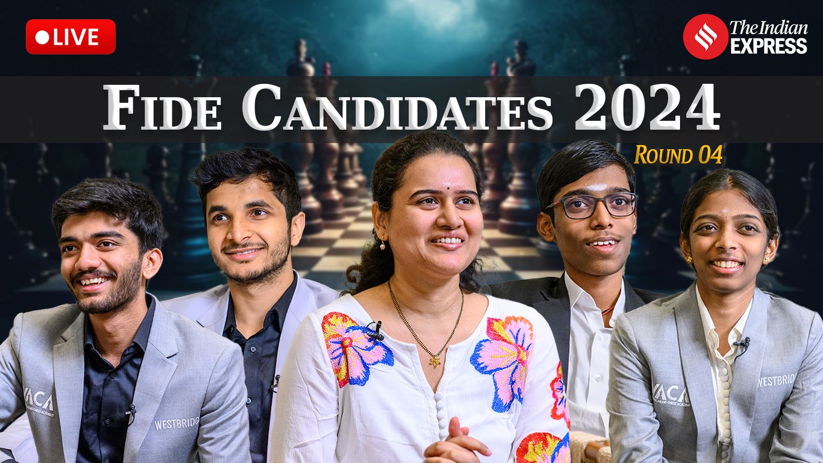 2024 年国际象棋候选人锦标赛实时更新：印度三人组对阵赛前热门选手 | 国际象棋新闻